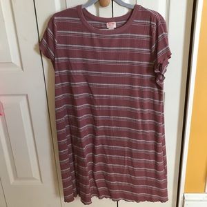 Grey/Pink T-Shirt dress